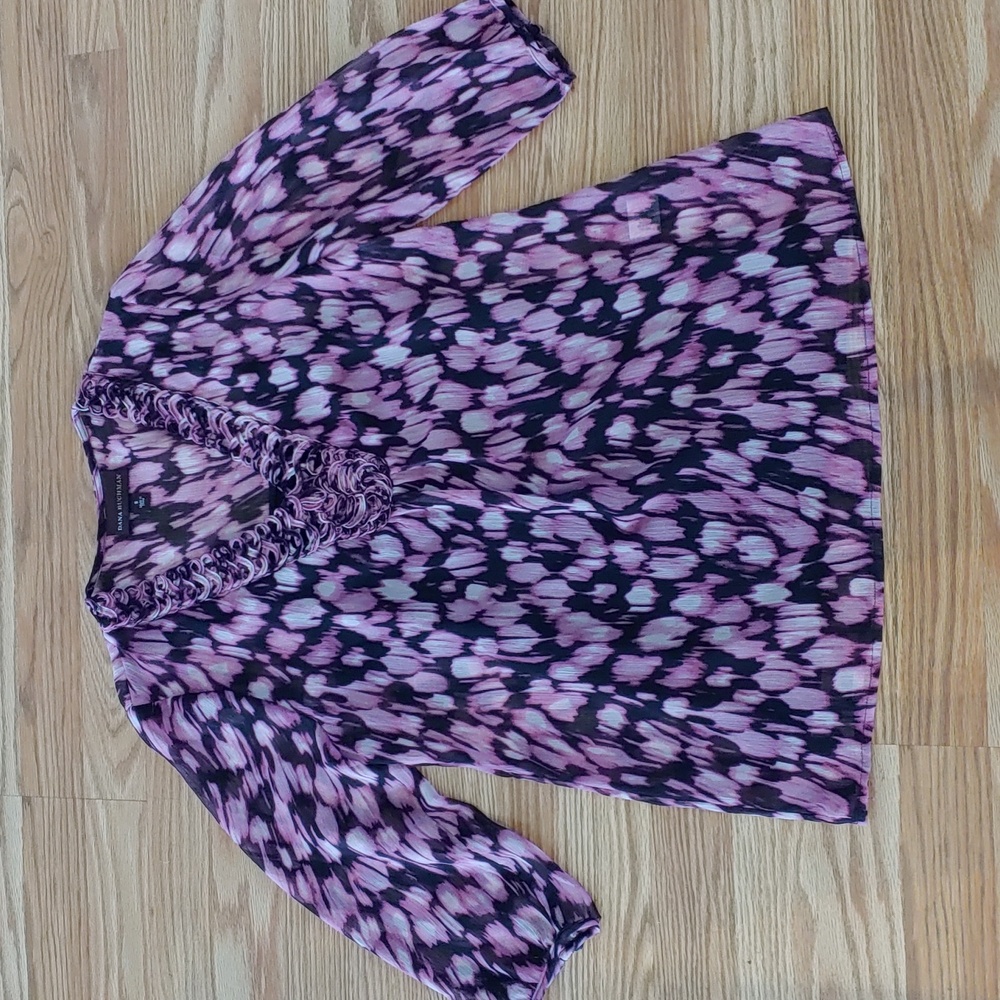 Dana Buchman 3/4 sleeve V-neck top w/cami